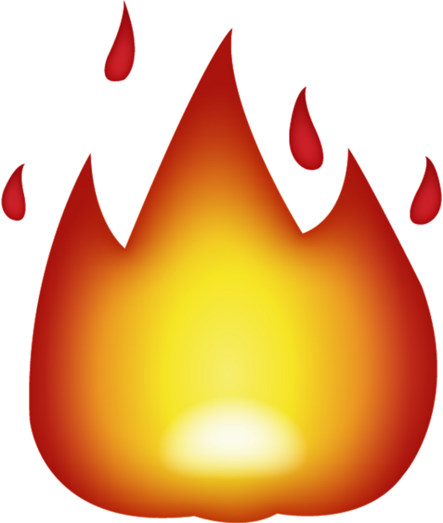 Download Fire Emoji - Lit Emoji Clipart - Full Size ...