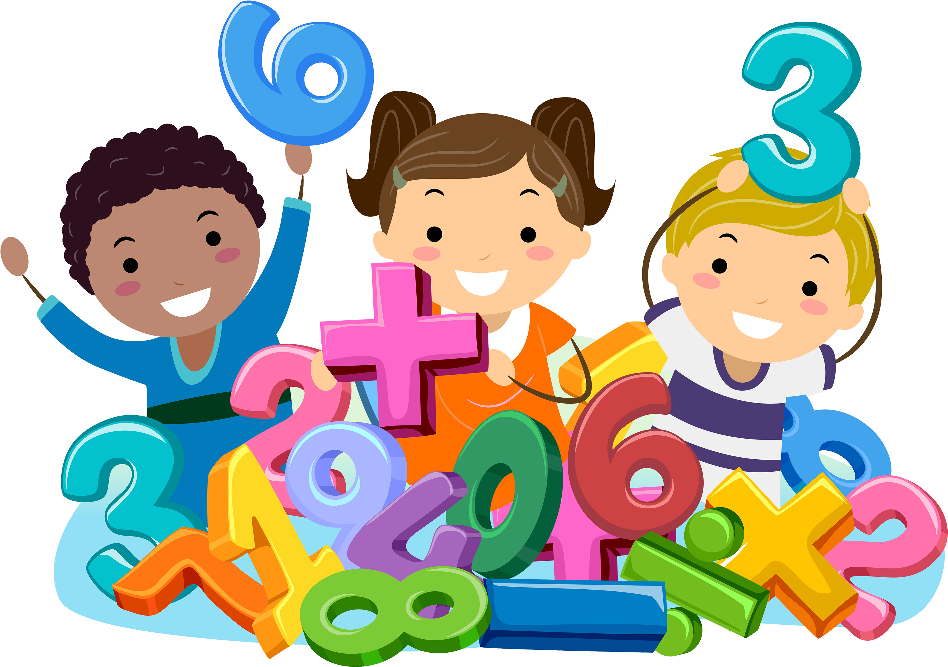 Our Mission Children First Early Learning Center - Kids Math Clipart (3567x2629), Png Download