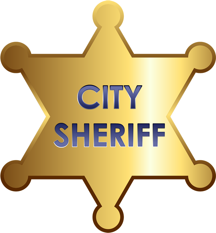 Star / Sheriff Badges - Sheriff Badge Png Format Clipart (900x944), Png Download