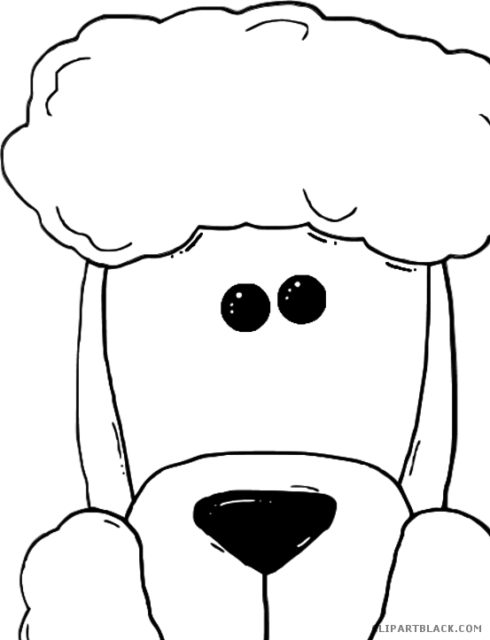 Dog Face Clipart - Clip Art - Png Download (553x723), Png Download