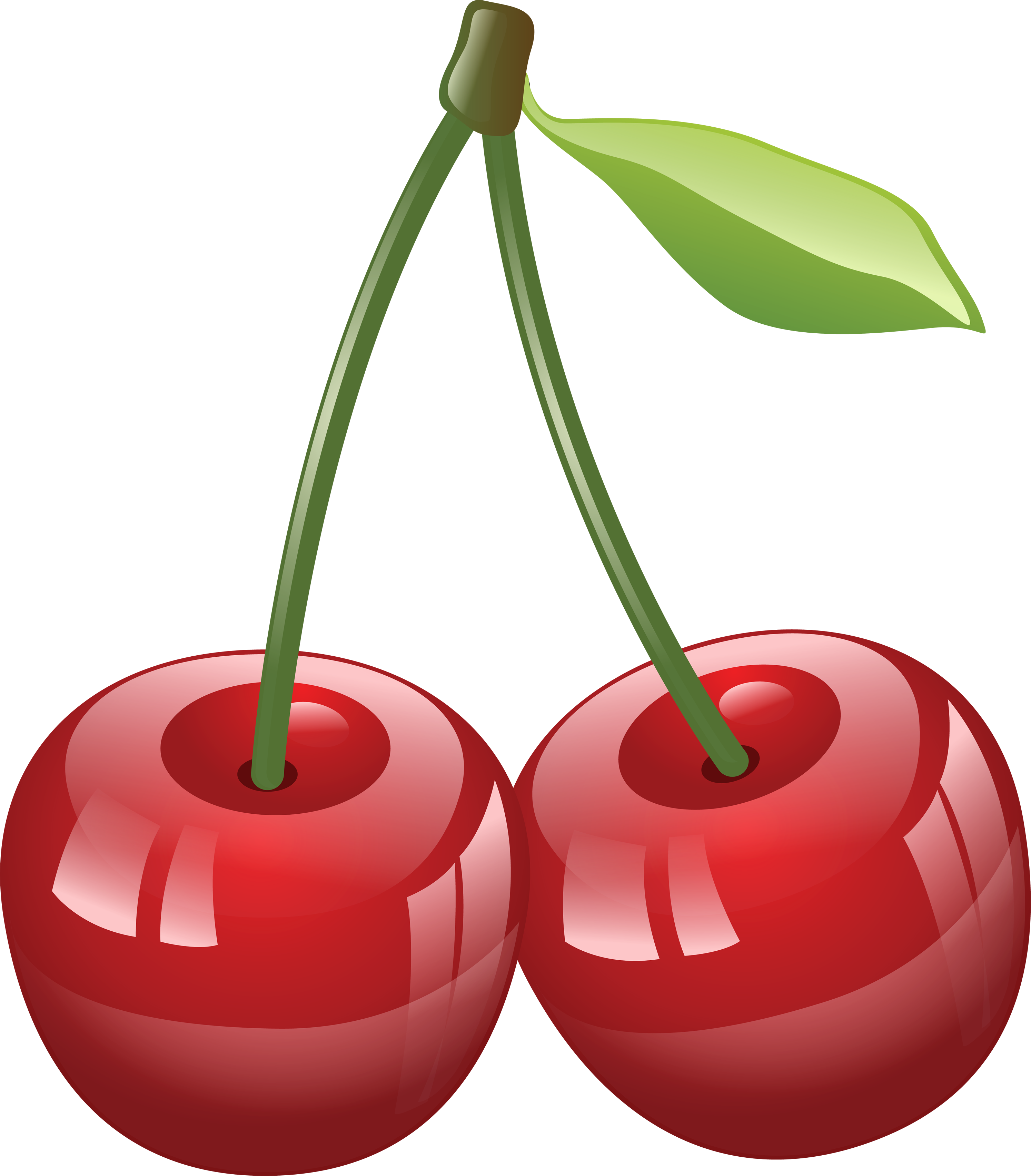 Cherry Png Image - Cherries Clipart Png Transparent Png (2989x3408), Png Download