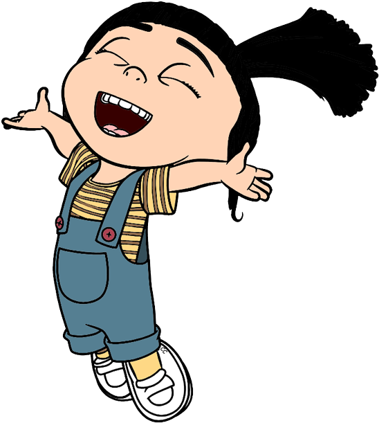 Despicable Clip Art Cartoon Agnes - Didi Clip Art - Png Download (550x618), Png Download