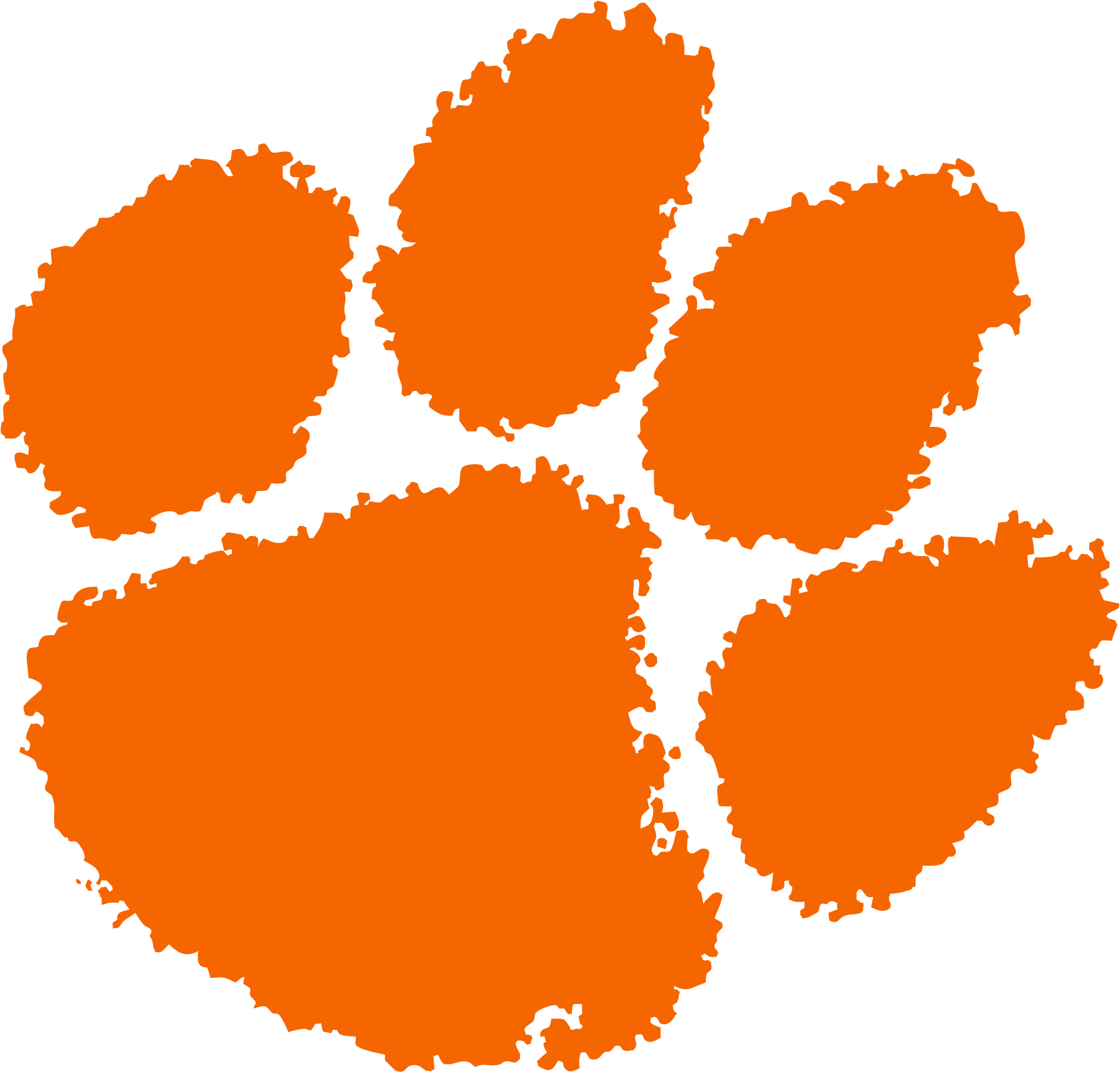 Fileclemson University Tiger Paw Logo - Clemson Paw Clipart (2000x1920), Png Download