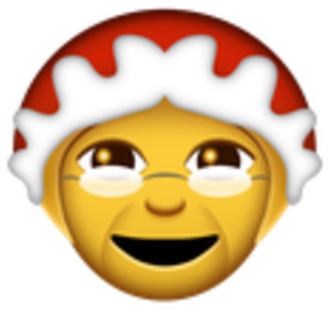 Mother Christmas H - Newest Emoji Clipart (683x683), Png Download