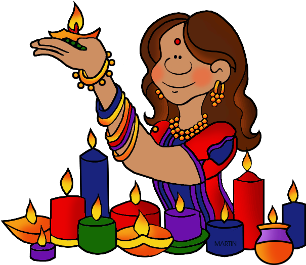 Diwali - Diwali Sticker Clipart (648x568), Png Download