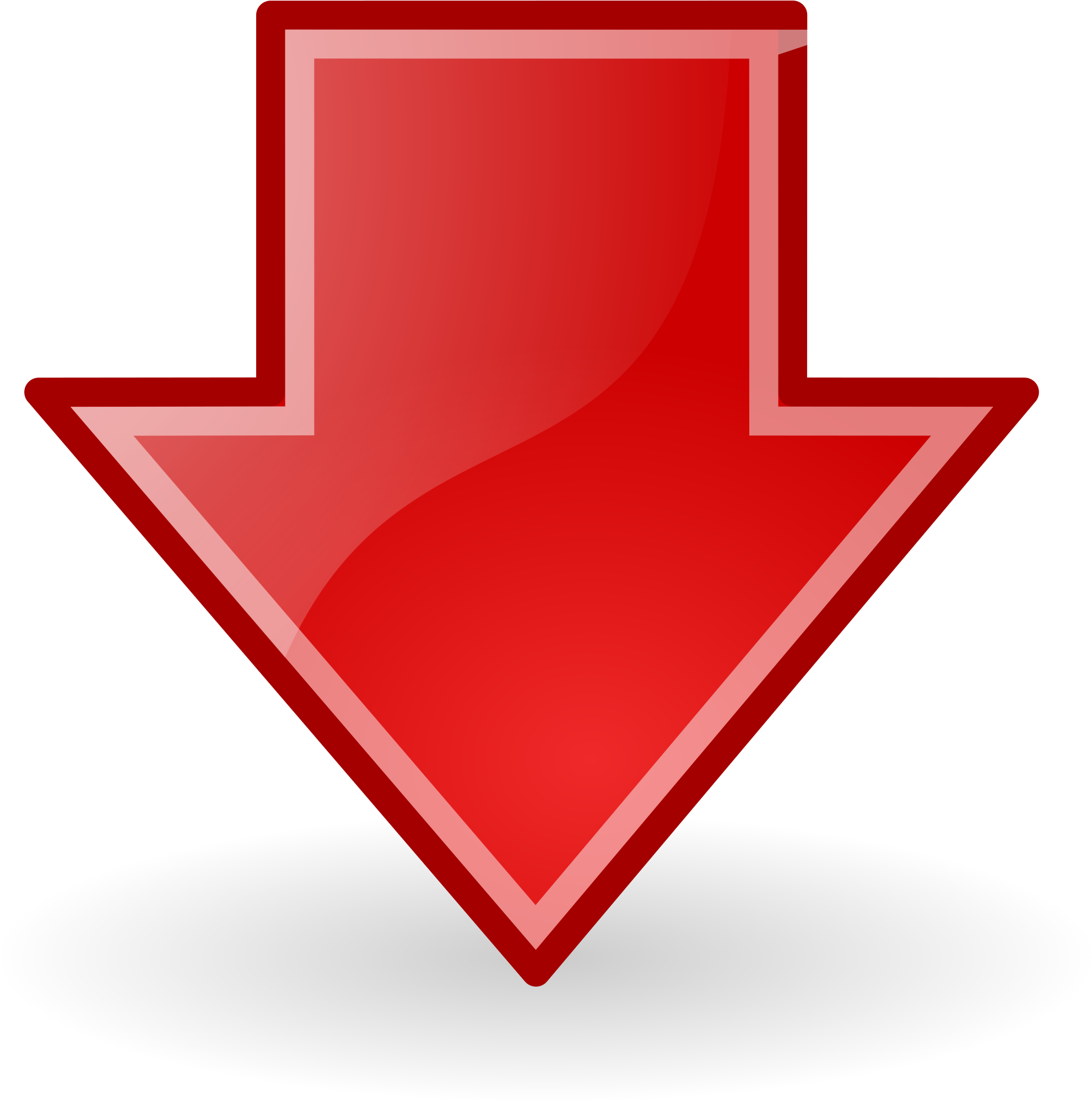 Blue Down Arrow Png Clipart (800x800), Png Download