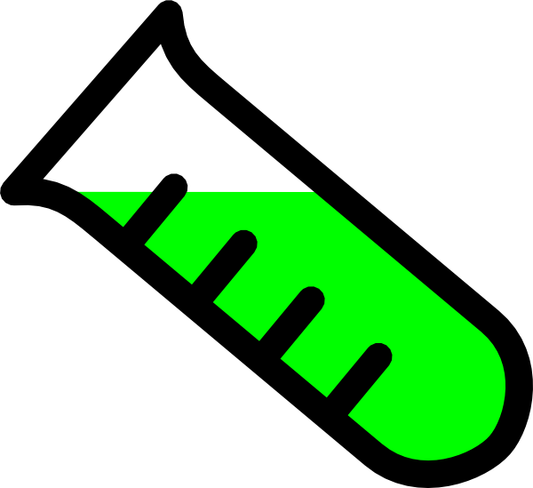 Graduated Cylinder Flask Clip Art At Vector Clip Art - Graduated Cylinder Clipart - Png Download (600x549), Png Download