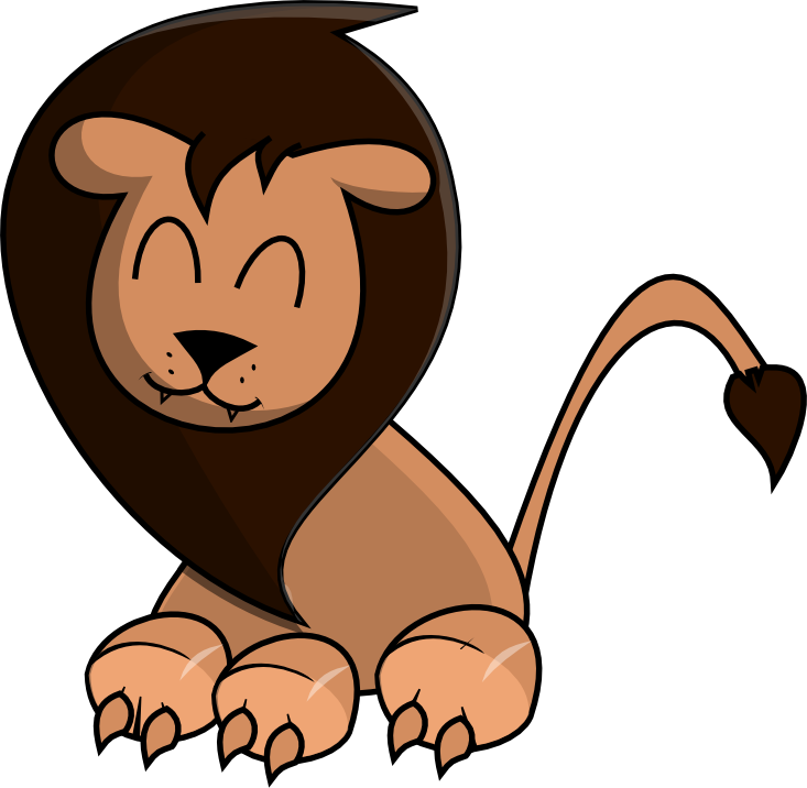 Lion Clipart - Clip Art - Png Download (733x716), Png Download