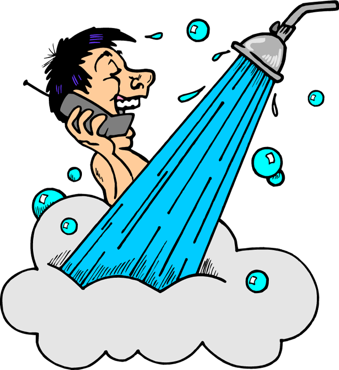 365 Days Of Fun In Marriage - Don T Take Long Showers Clipart (687x750), Png Download