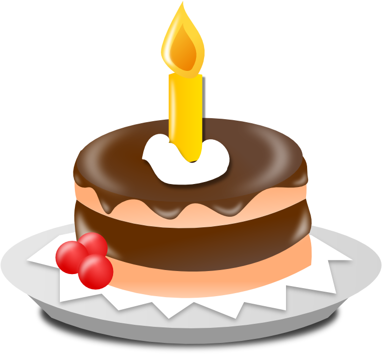 Birthday Cake Clip Art - Png Download (778x720), Png Download