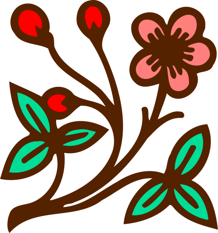 Floral Design Stencil Designs Art Embroidery Drawing - Floral Design Clipart (702x750), Png Download