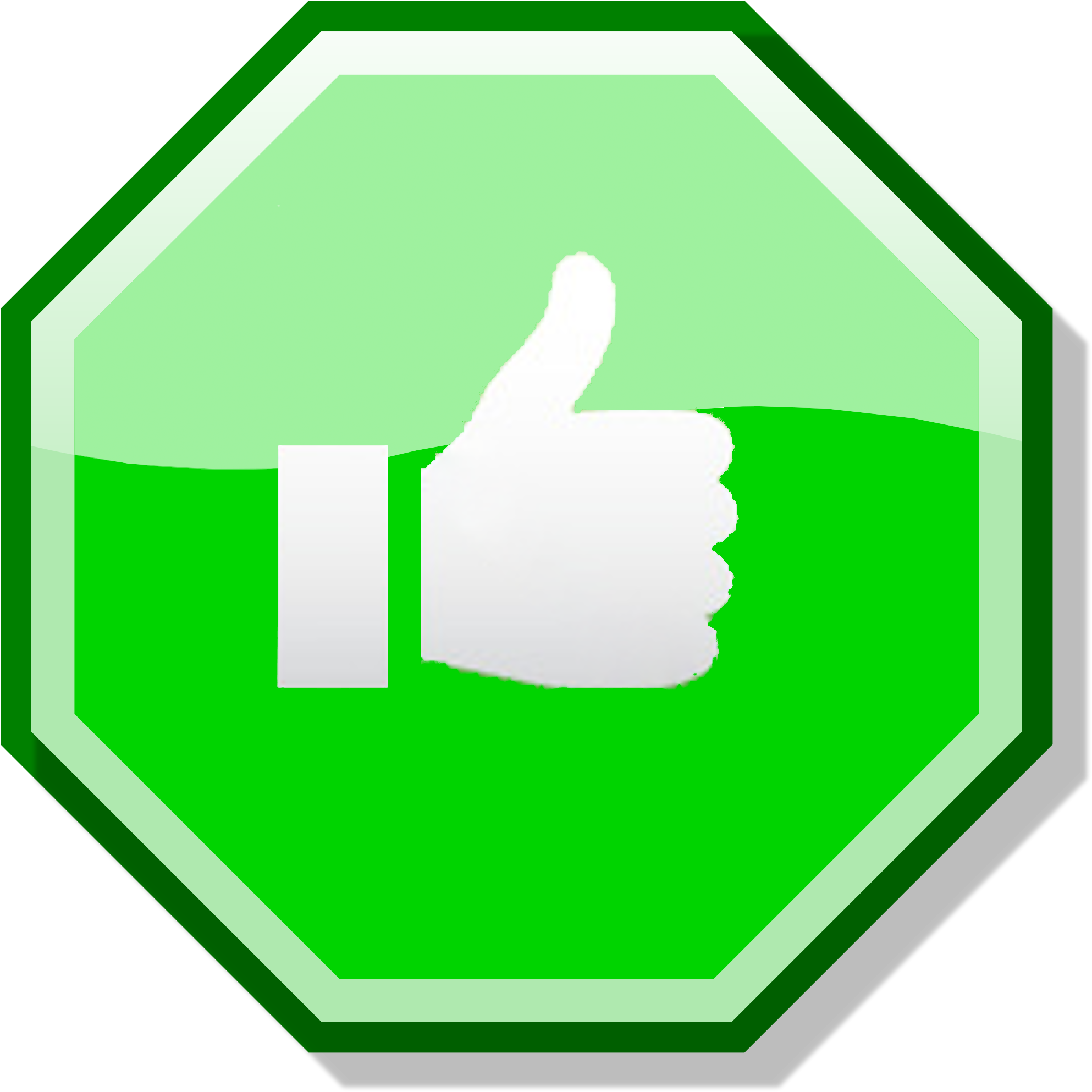 Ok Cliparts - Stop X Nuvola - Png Download (2000x2000), Png Download