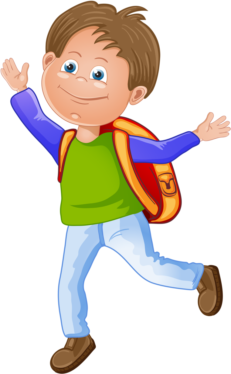 Фотки Schultage, Schulanfang, Kinder, Kinder, Schulanfänger, - Child Going To Schoolclip Art - Png Download (801x1280), Png Download