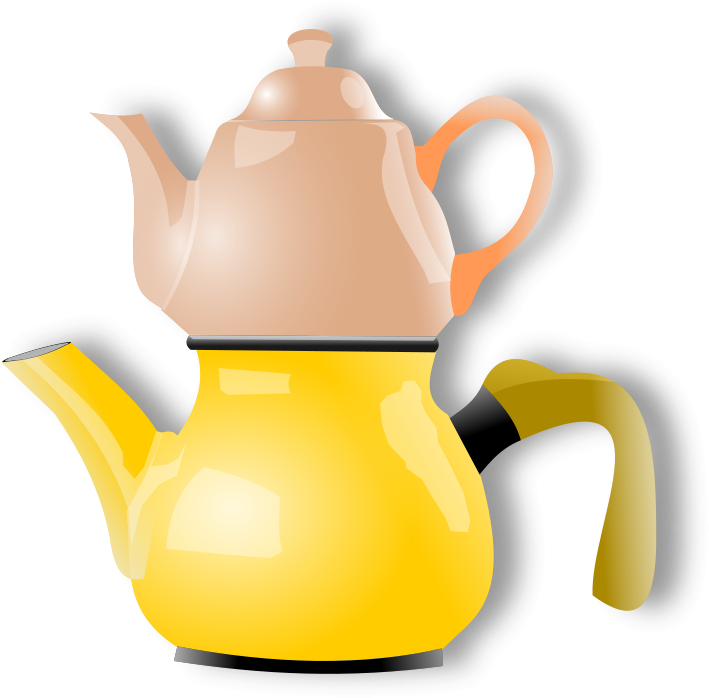Shiny Teapot - Png Çaydanlik Clipart (744x800), Png Download