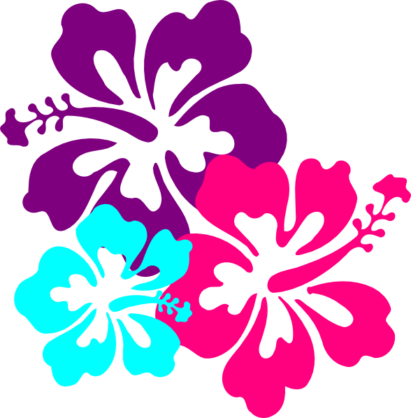 Hibiscus Clipart Hibuscus - Hawaiian Day Clip Art - Png Download (588x598), Png Download