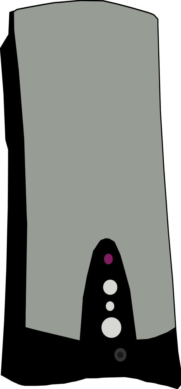 Music Note Clip Art - Compvter Speaker Clip Art - Png Download (600x1289), Png Download