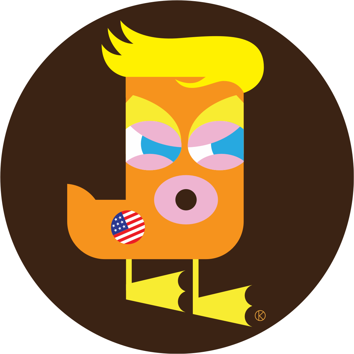 Donald's Duck - Gloucester Road Tube Station Clipart (1200x1200), Png Download