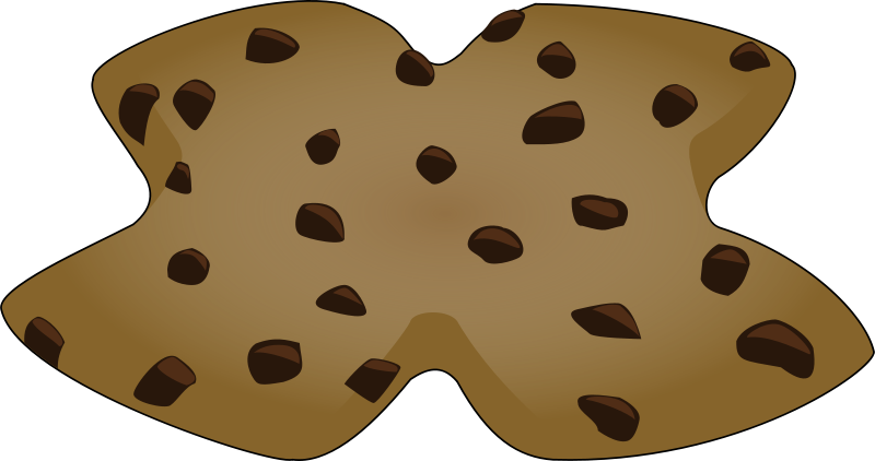 Cookie X Clipart (800x422), Png Download