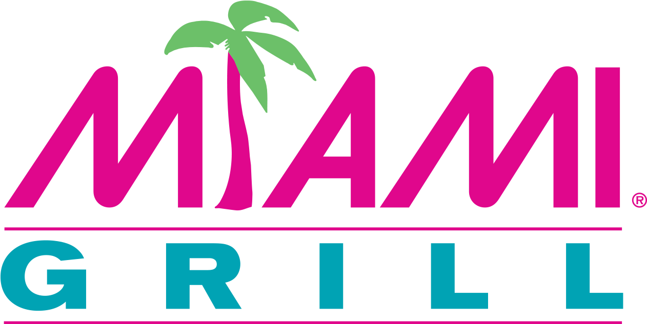 $entry - Label $entry - Label - Miami Grill Logo Clipart (1500x900), Png Download