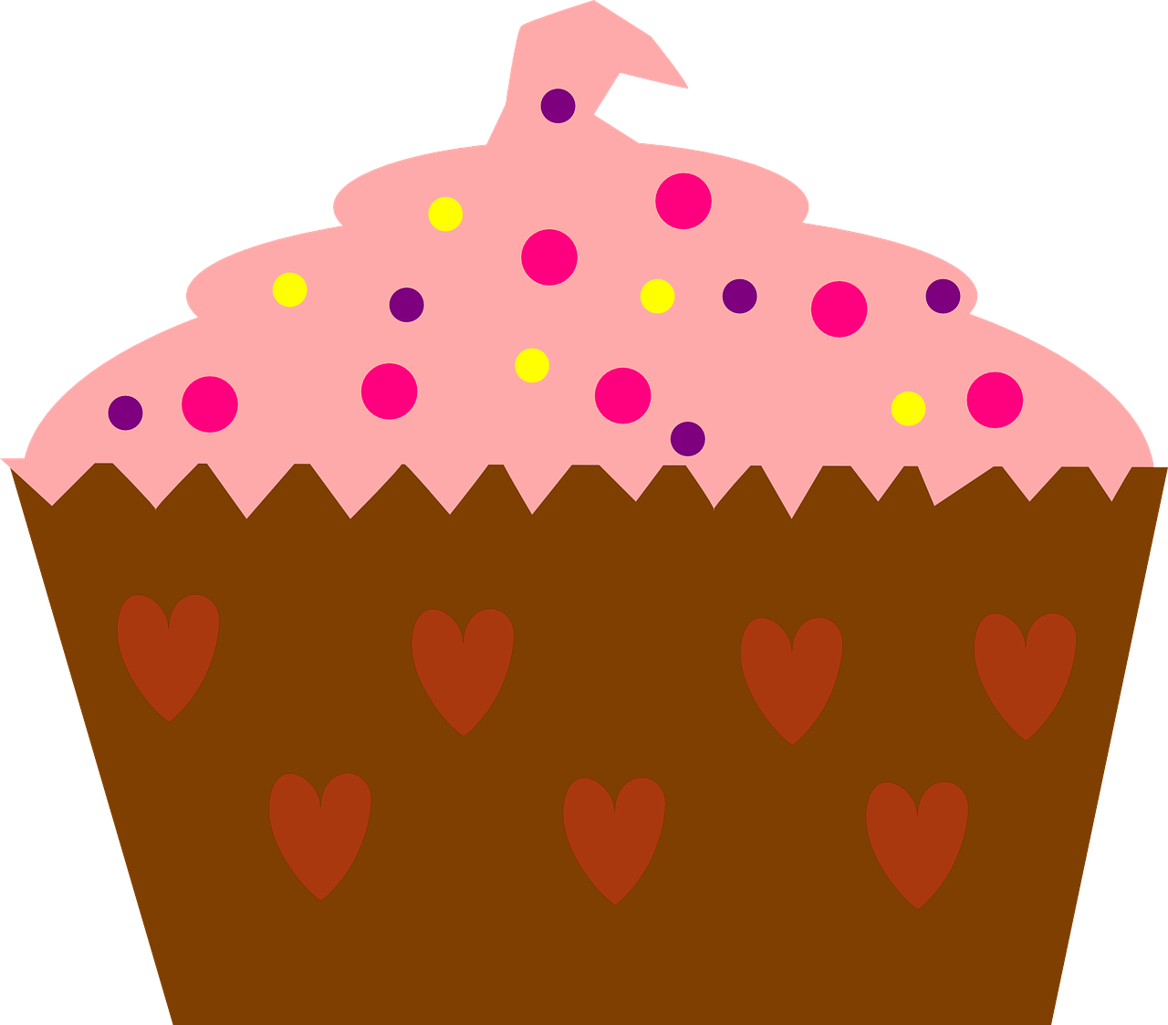 Cupcake Recipes For A Dessert Party: 110 Page 8x10" Clipart (600x527), Png Download