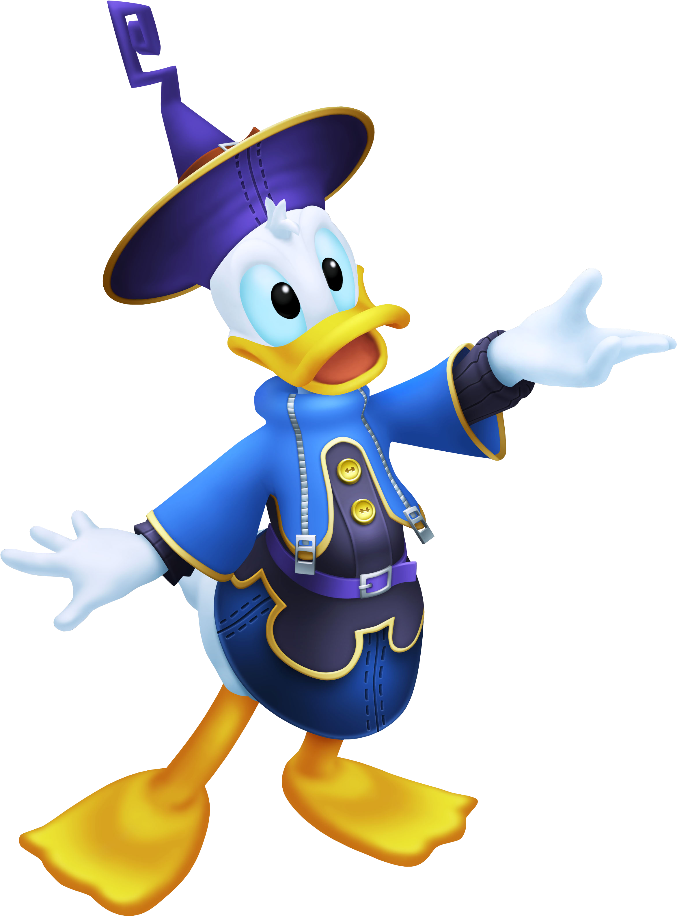 Donald - Kingdom Hearts - Kingdom Of Hearts Donald Duck Clipart (1000x1285), Png Download