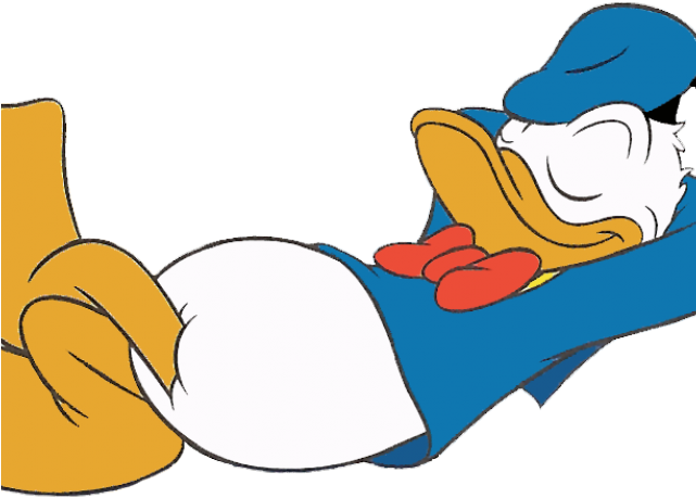 Donald Duck Clipart - Relaxation Clip Art - Png Download (640x480), Png Download
