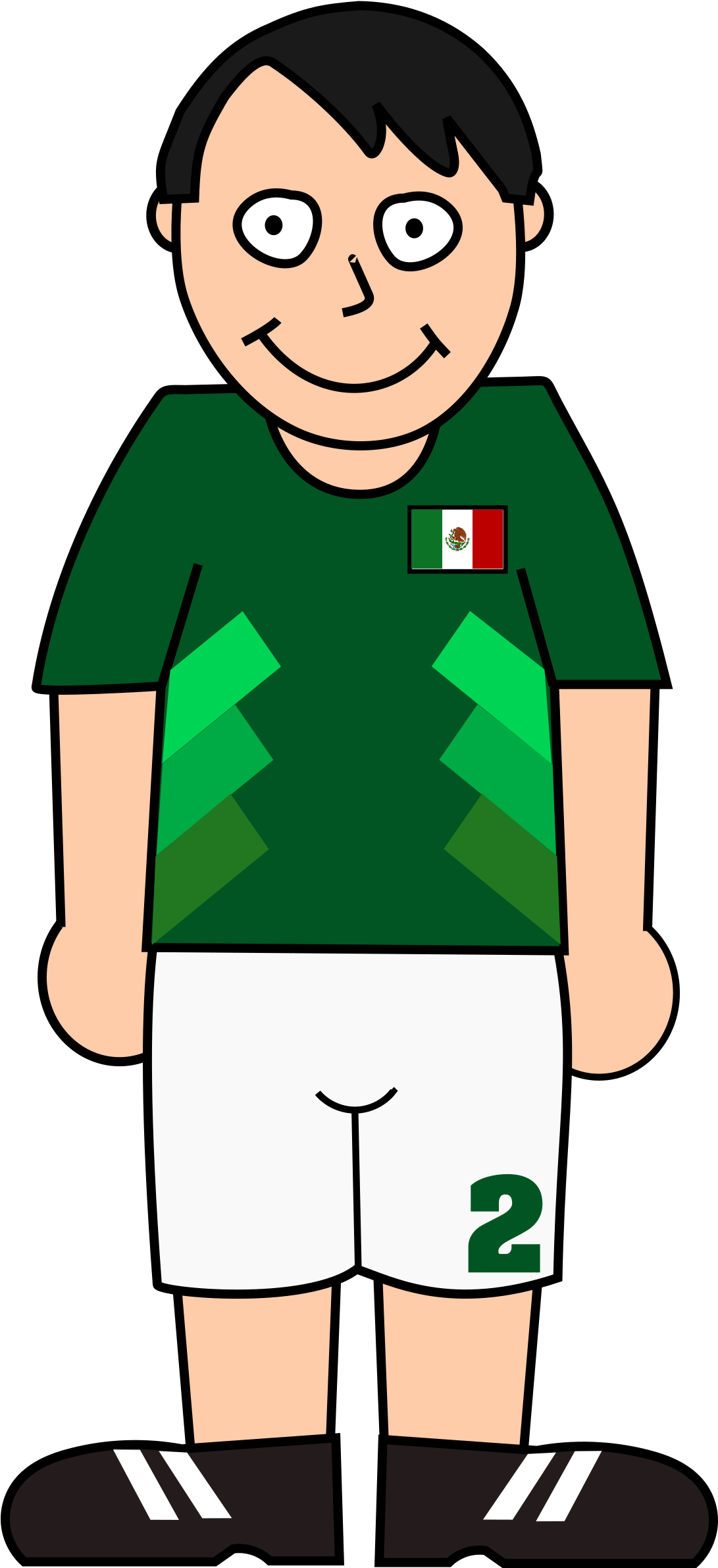 Big Image - Peru Soccer Player Clipart - Png Download (1090x2400), Png Download
