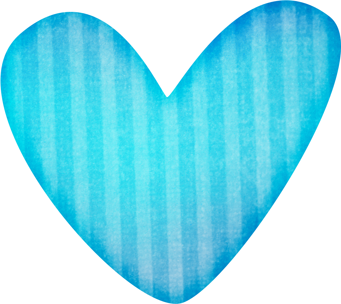 More Heart Clipart - Clip Art Blue Heart - Png Download (1376x1245), Png Download