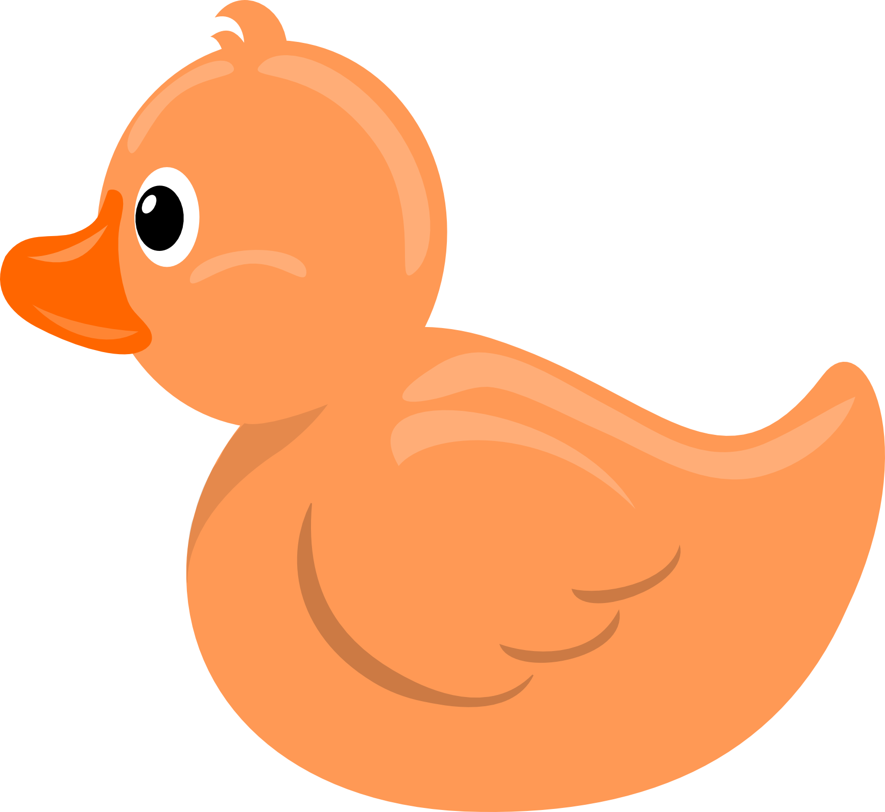 Rubber Clipart Stormdesignz Orange - Blue Duck Images Clip Art - Png Download (1733x1589), Png Download