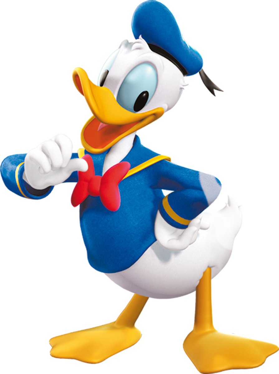 Donald Duck Taught Us About Proportion And How All - Donald Duck 3d Png Clipart (896x1200), Png Download