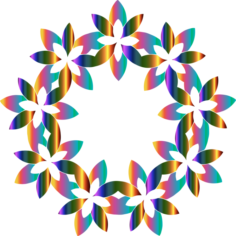 Floral Design Abstract Art Flower - Design Clipart (750x750), Png Download