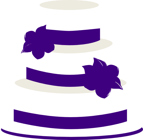 Wedding Cake Clip Art - Wedding Cakes Clipart Png Transparent Png (600x587), Png Download