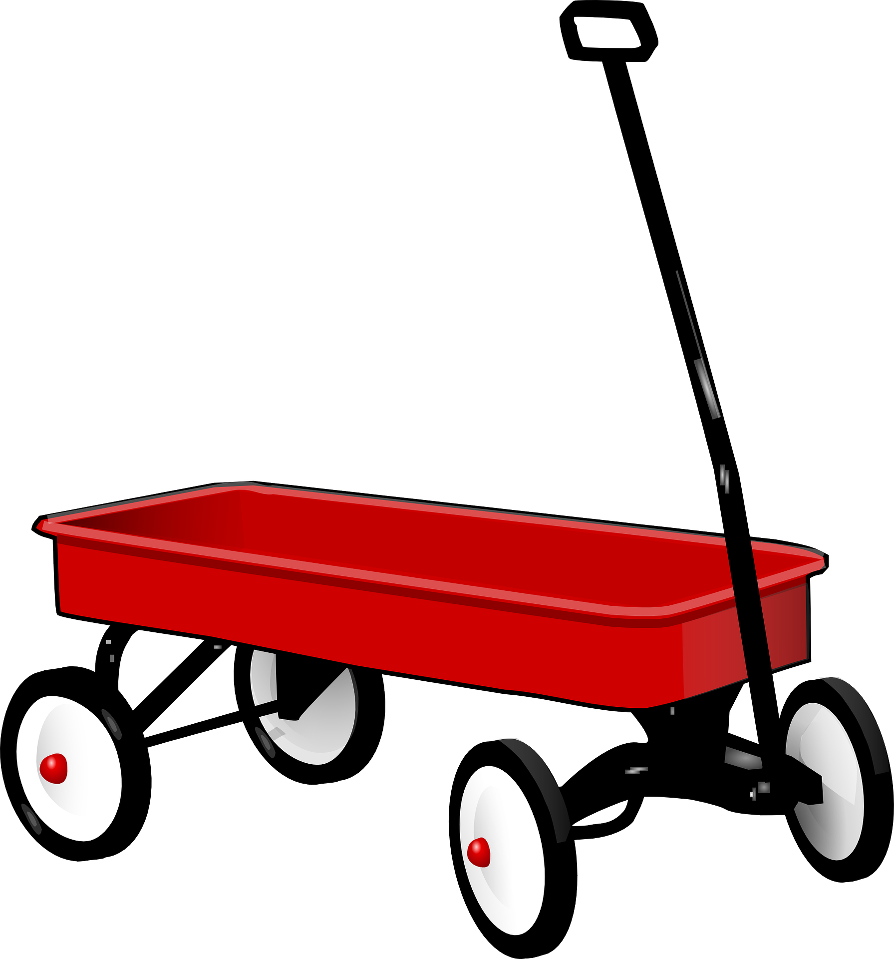 Free To Use Public Domain Toy Clip Art - Red Wagon Clipart - Png Download (749x800), Png Download