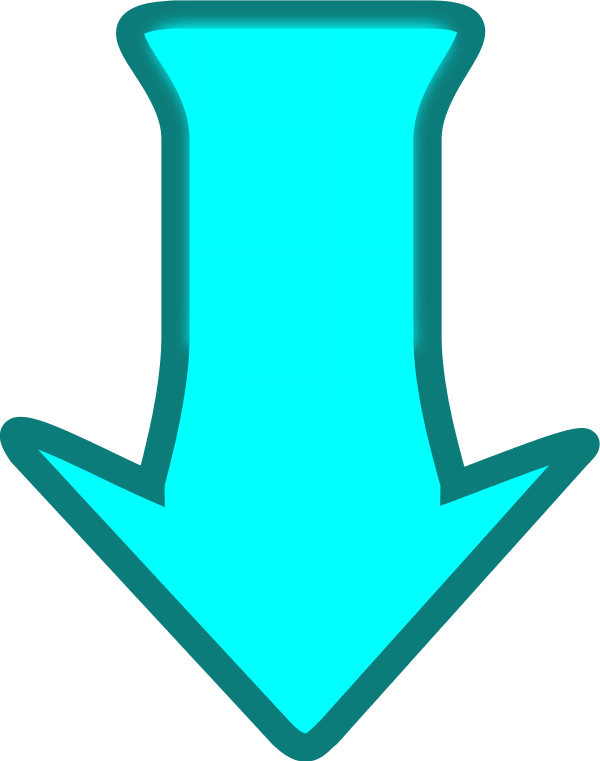 Arrow Pointing Down Downwards Cartoon Vector - Arrow Pointing Down Cartoon Clipart (600x761), Png Download