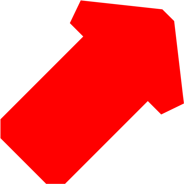 Red Arrow Up Right Clipart (600x600), Png Download
