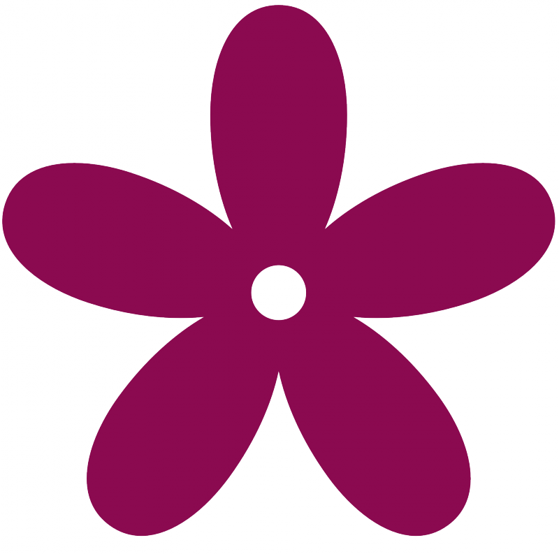 Graphic Small Pink Flowers Clip Art 332kb - Pink Purple Flower Clipart - Png Download (800x793), Png Download