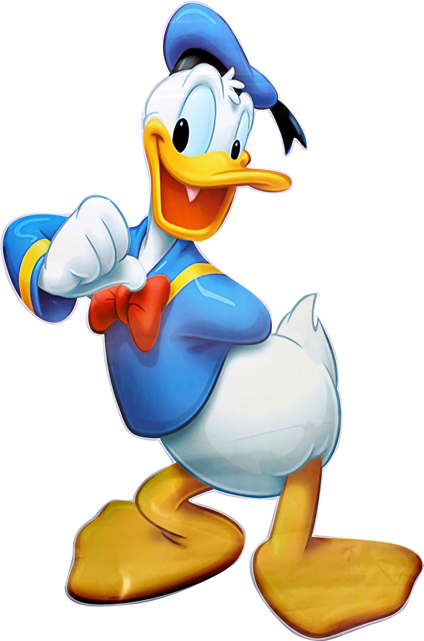 Donald Duck Clipart Famous - Donald Duck Clipart Png Transparent Png (1600x2200), Png Download