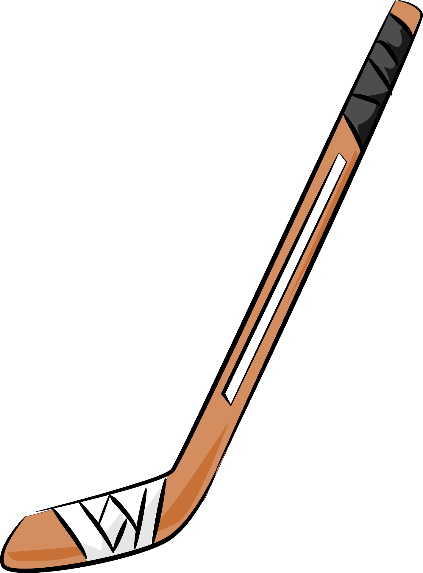 The Totally Free Clip Art Blog - Hockey Stick Clipart Png Transparent Png (1421x1925), Png Download