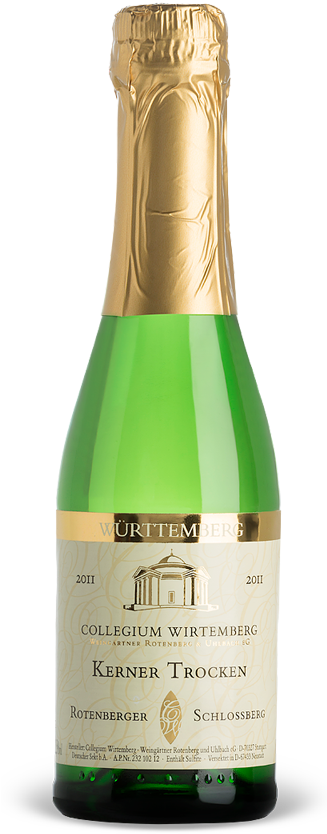 Kerner Sekt Trocken 0,2 L - Champagne Clipart (408x1200), Png Download