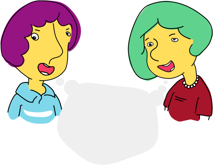 Download Drawing Cartoon Conversation - Drawing The Conversation Clipart (#401367) - PinClipart