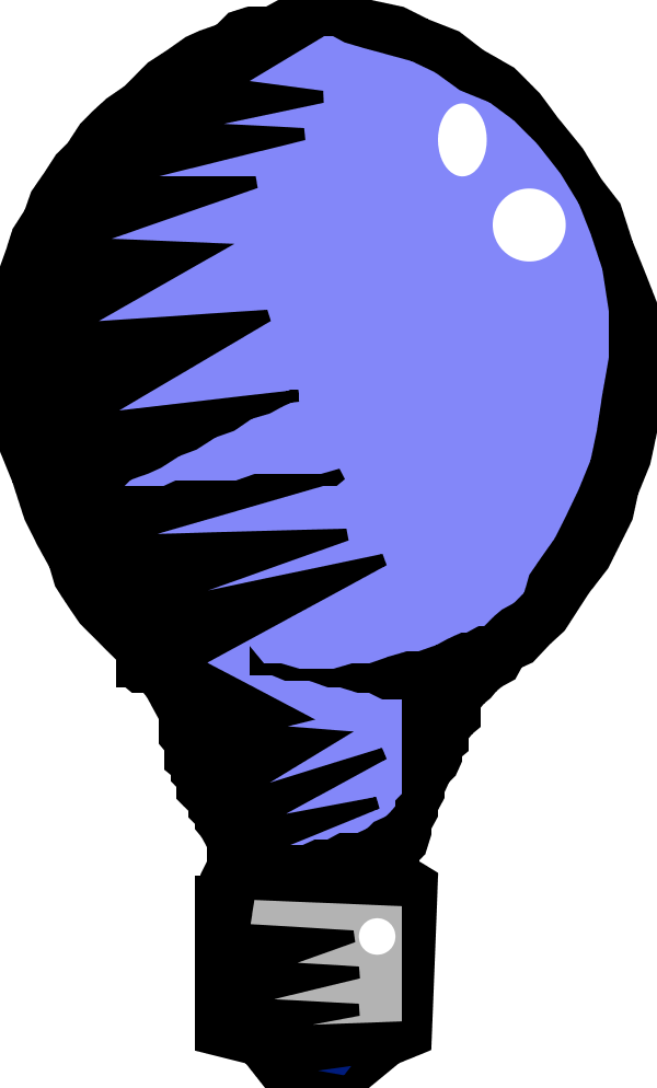 Light Bulb Sketch - Light Bulb Clip Art - Png Download (600x994), Png Download