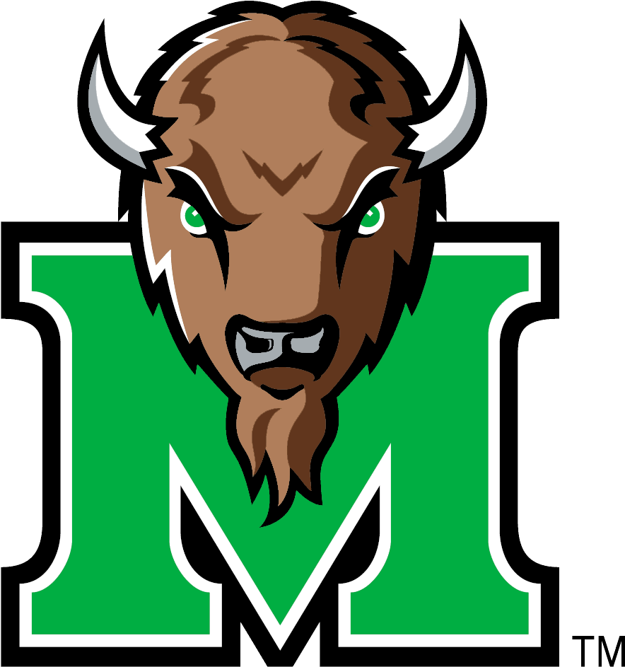 Cos It Center - Marshall Thundering Herd Logo Clipart (976x942), Png Download