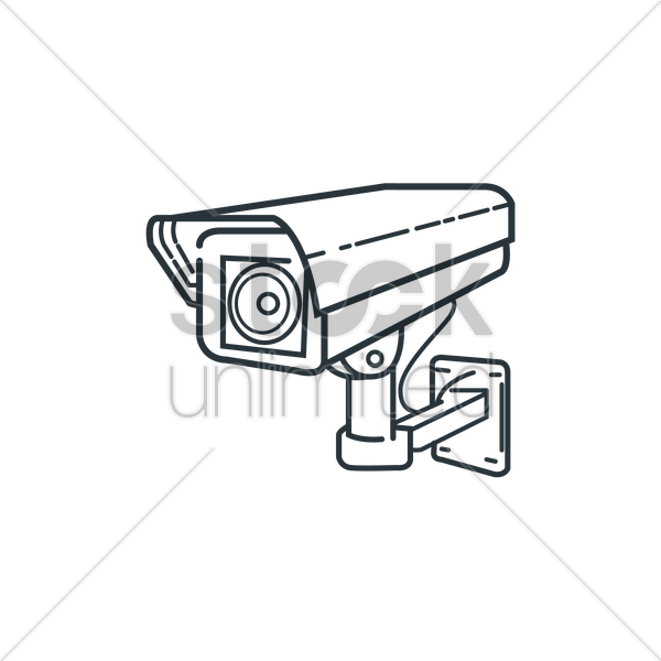 Video Camera Clipart Coloring - Closed-circuit Television - Png Download (600x600), Png Download