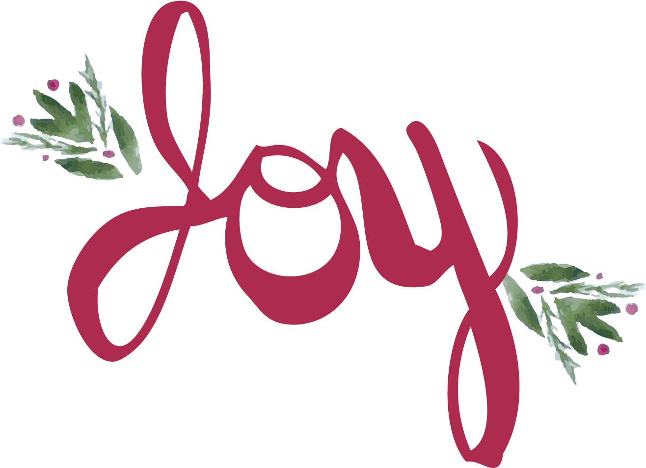 Merry & Bright Watercolor Clipart Example Image - Watercolor Painting - Png Download (1500x1500), Png Download