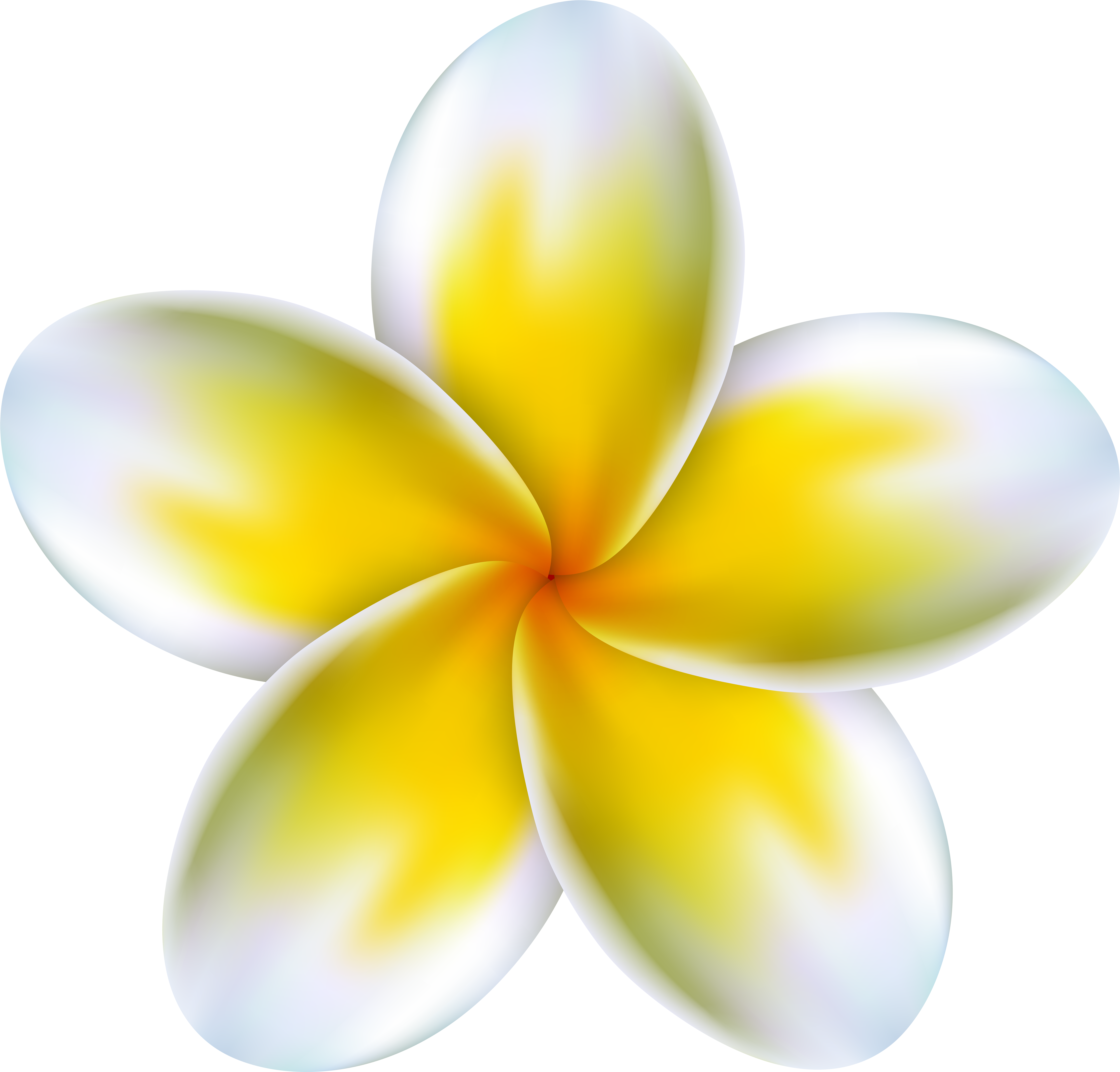 Tropical Flowers Clipart - Png Download (8000x7657), Png Download