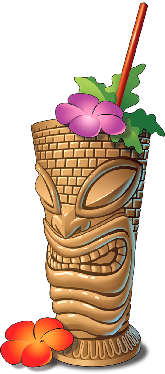 Forbidden Island - Cocktail Clipart (1062x1321), Png Download