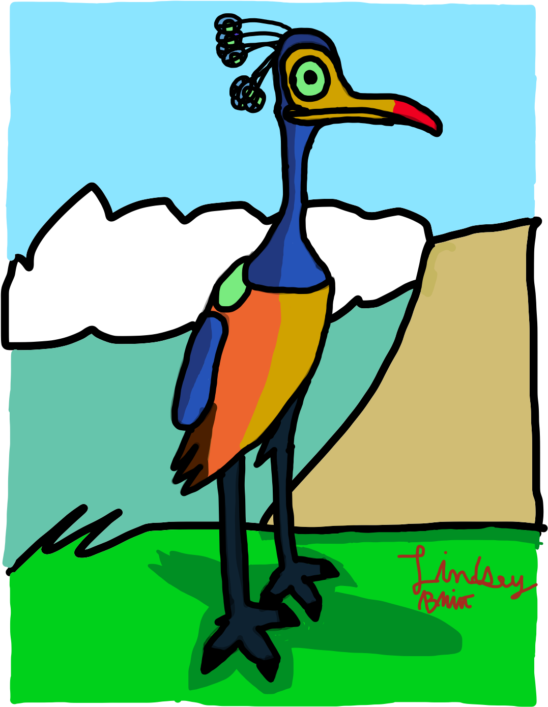 Keven Up - Cartoon Clipart (1536x2048), Png Download