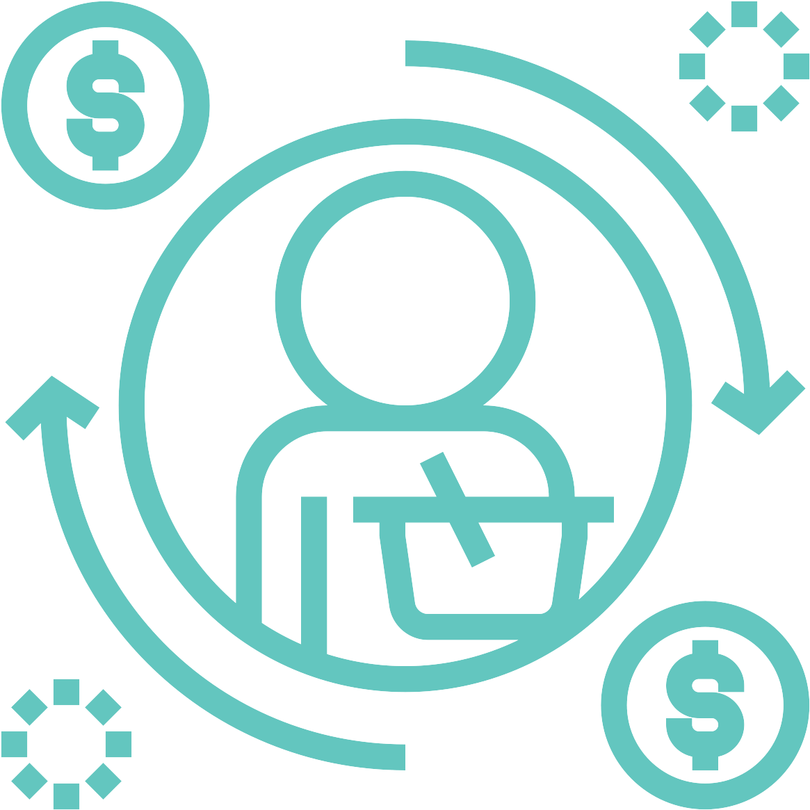 Chinese Consumers - Digital Marketing Icon Svg Clipart (1200x1200), Png Download