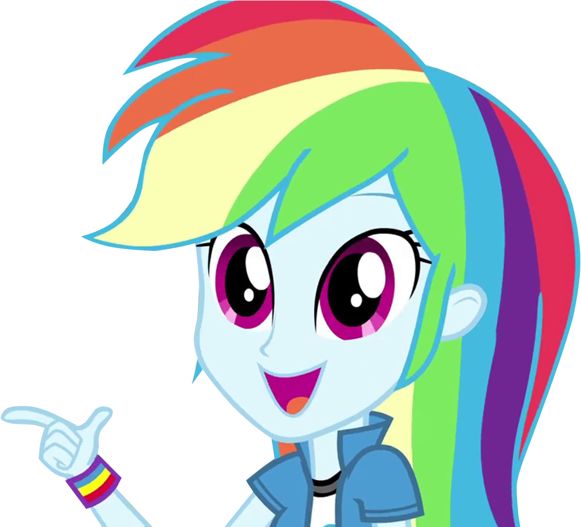 “queen Of Clubs” Video Quiz - Equestria Girls Rainbow Dash Happy Clipart (1160x1024), Png Download