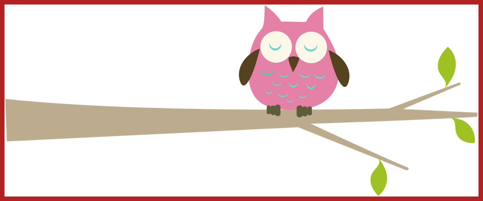 Shocking Owl Clip Art Clipart Pict Of Bird Styles And - Owls Borders Clipart - Png Download (1630x681), Png Download